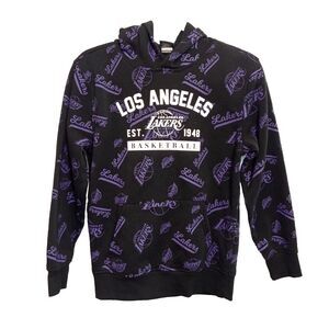 Los Angeles Lakers Basketball Boys Sweatshirt Hoodie L 14/16